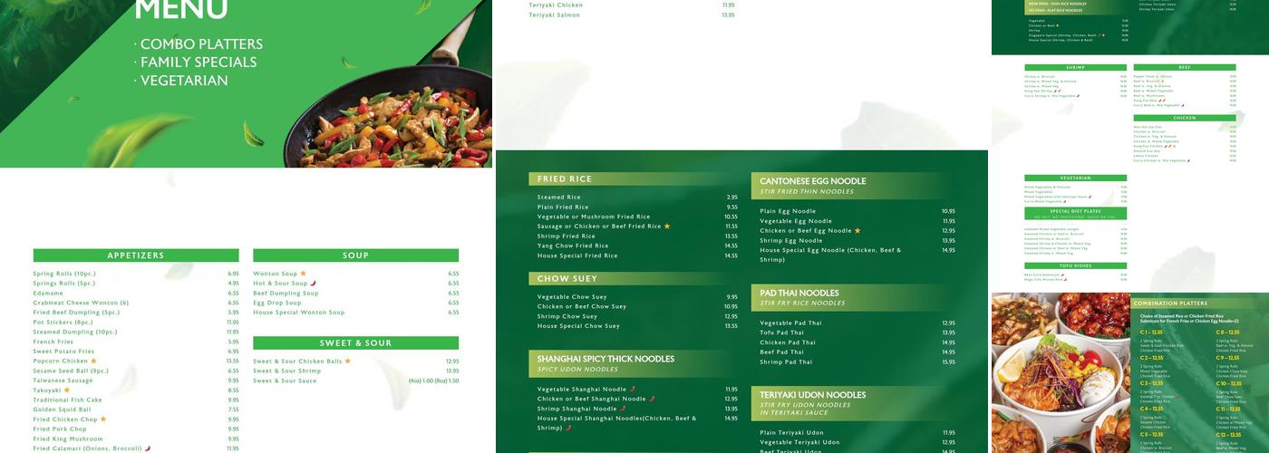 Chafresh 茶鲜茶语 Menu