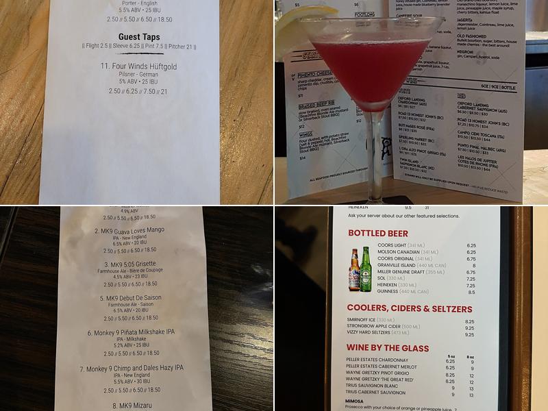 Seven 10 Social at Splitsville Menu