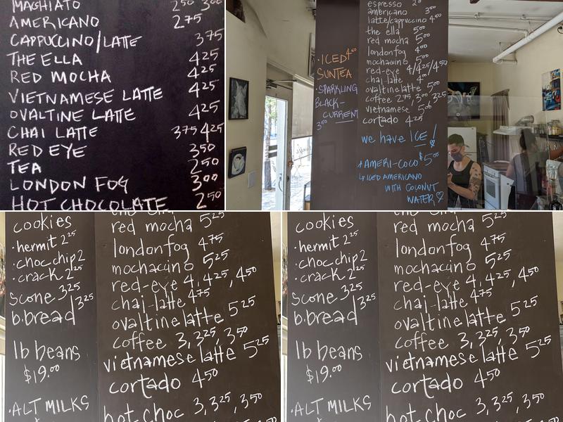 Ella's Uncle Menu