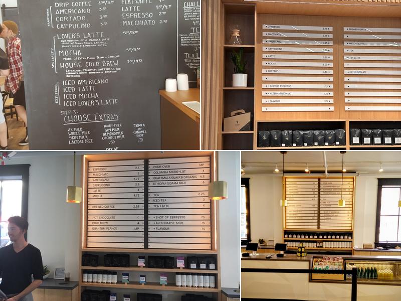 Quantum Coffee Menu