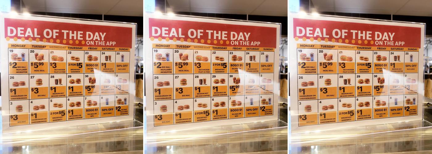 McDonald's Menu
