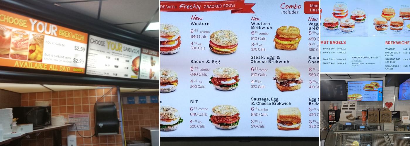 Robin's Donuts Menu