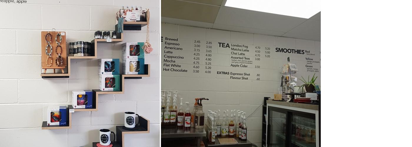 Park Line Coffee Menu