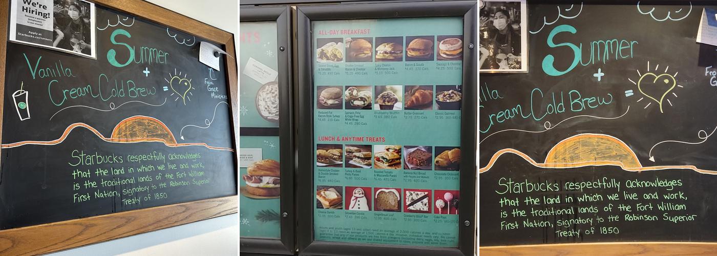 Starbucks Menu