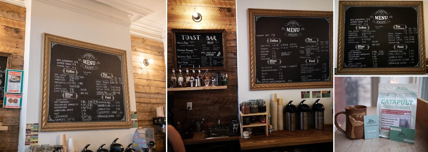 Catapult Coffee & Studio Menu