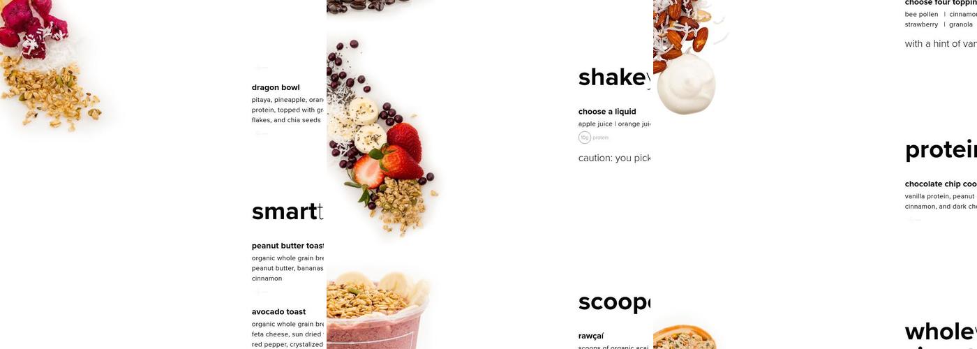 Shake Smart Menu