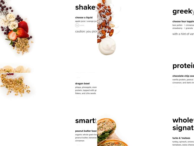 Shake Smart Menu