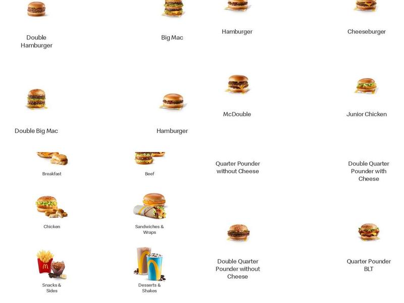 McDonald's Menu