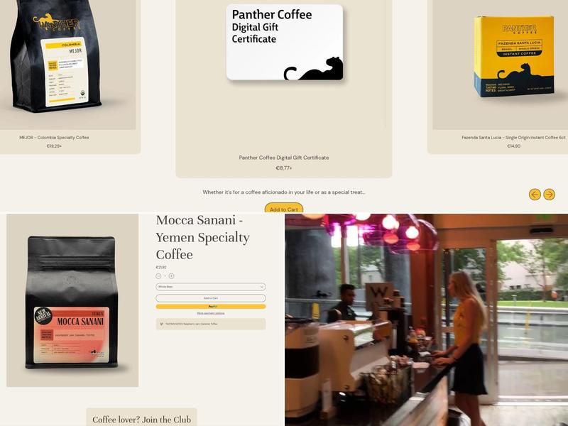 Panther Coffee - W Miami Lobby Menu