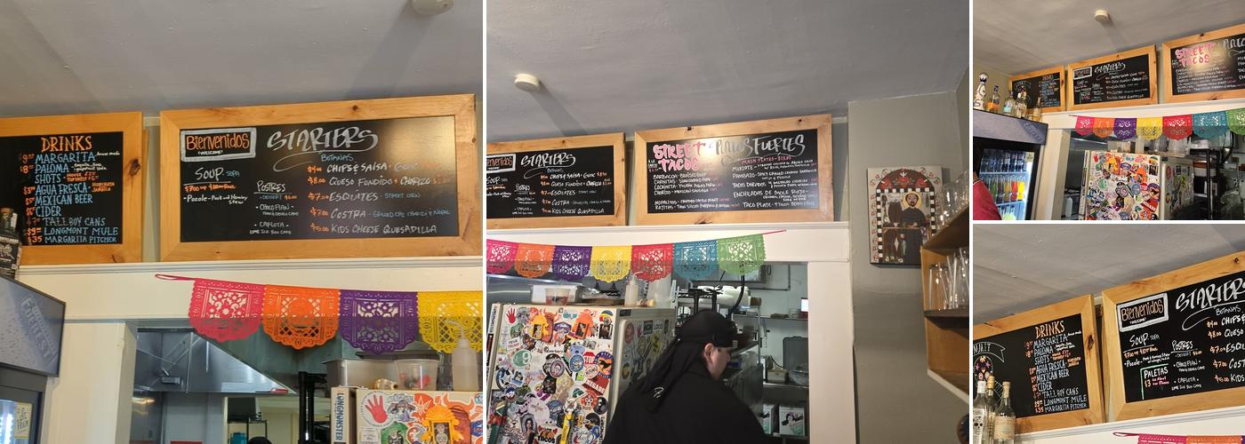 Summit Tacos Menu