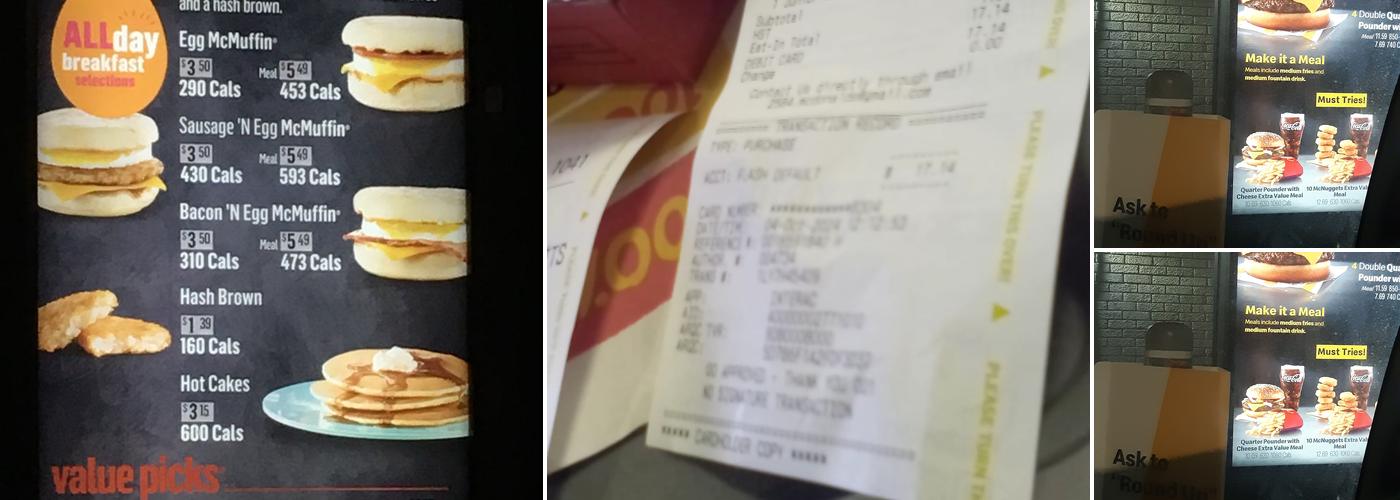 McDonald's Menu