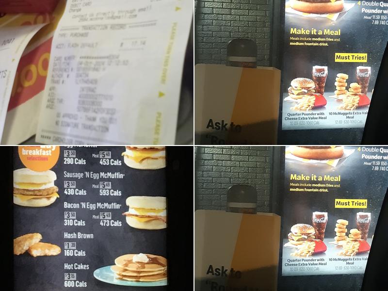 McDonald's Menu