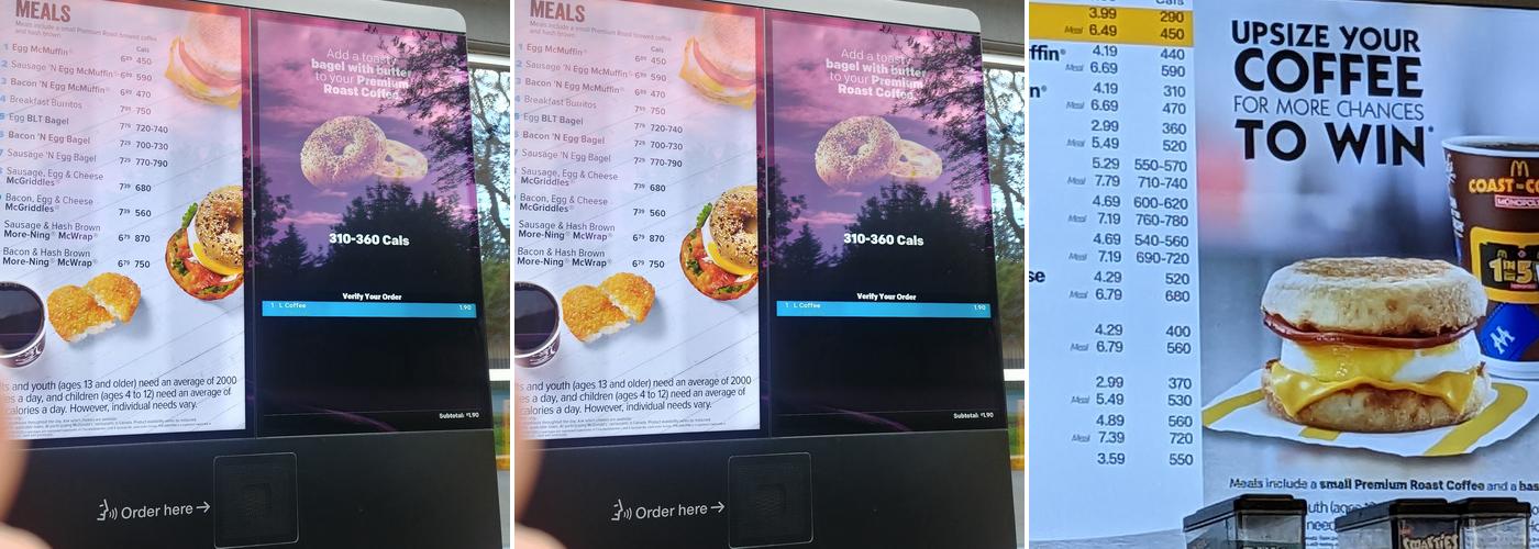 McDonald's Menu