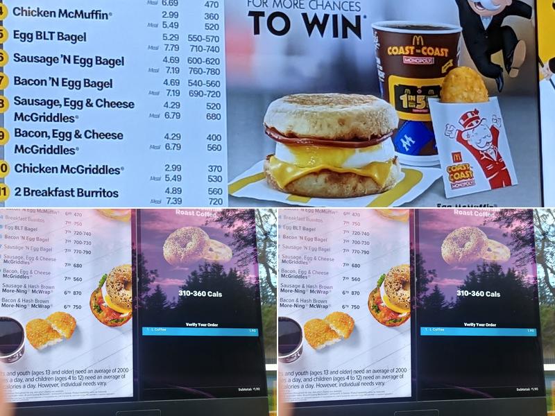 McDonald's Menu