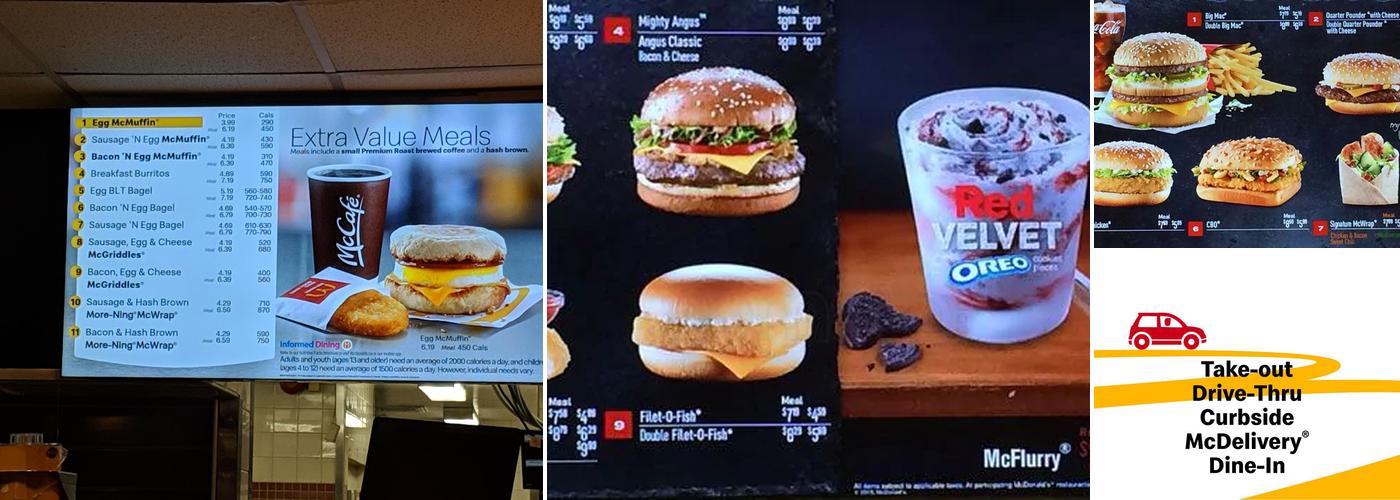 McDonald's Menu