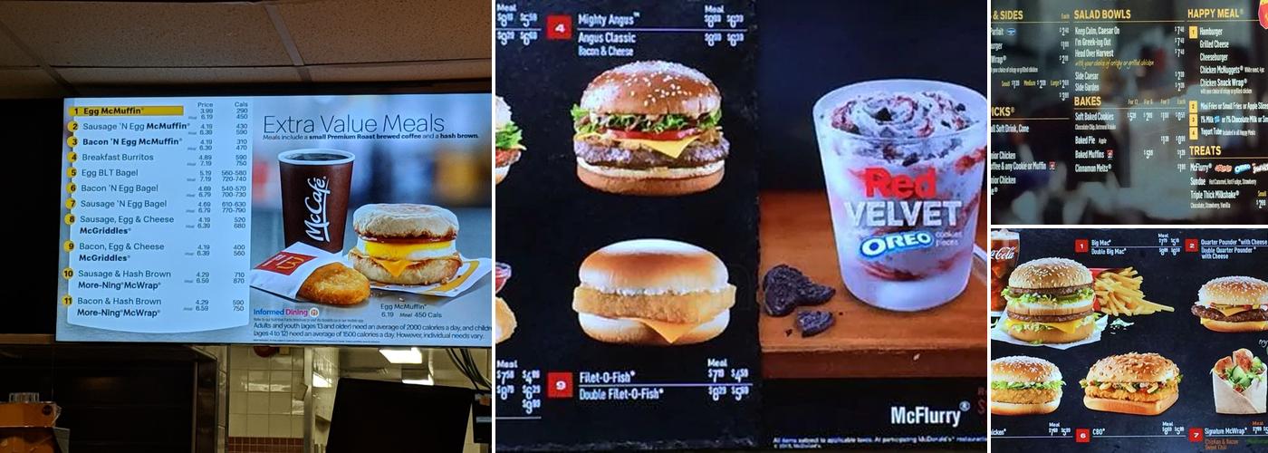 McDonald's Menu
