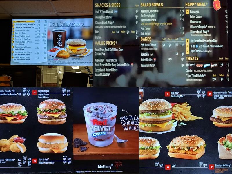 McDonald's Menu
