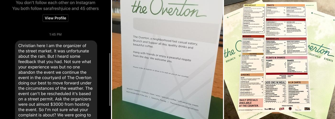 Varietal Coffee Bar inside The Overton Menu