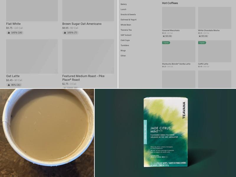 Starbucks Menu