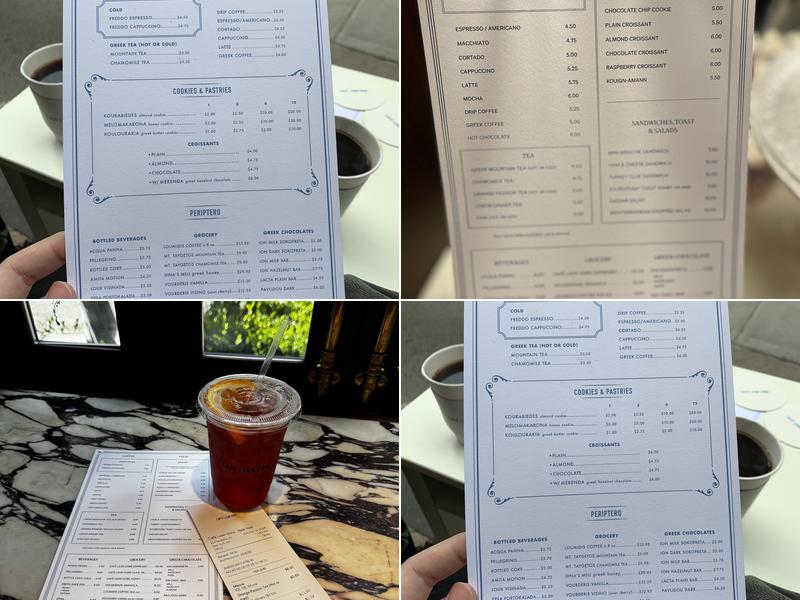 Café Leon Dore Menu