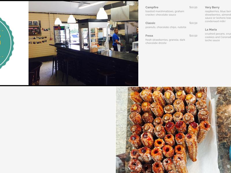 Churros Tinoco Menu