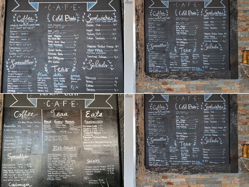 Black Goat Menu