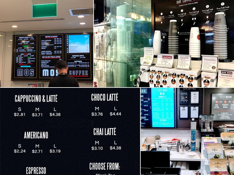 Mos Mos Coffee Menu