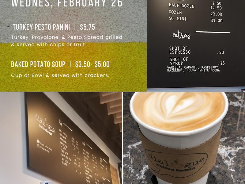 Dialogue Coffee House Menu