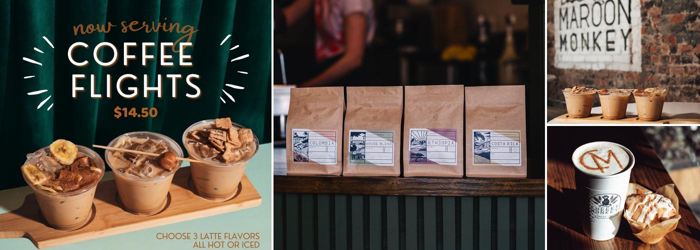 Maroon Monkey Coffee Menu