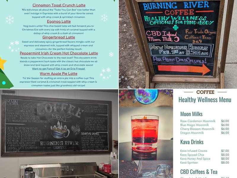 Burning River Coffee Menu