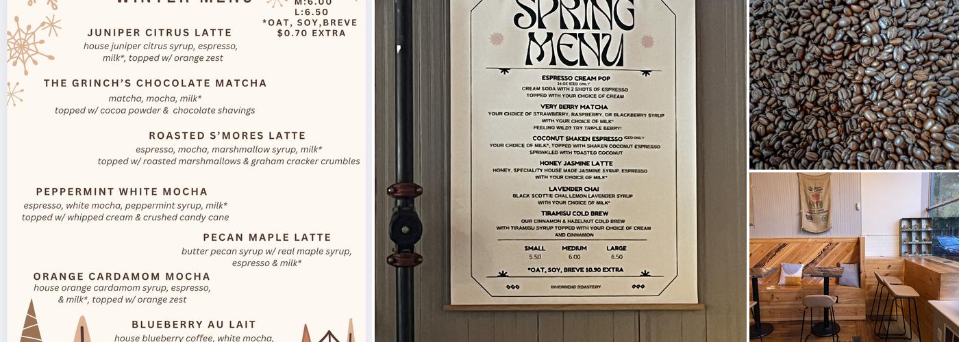 Riverbend Roastery Menu