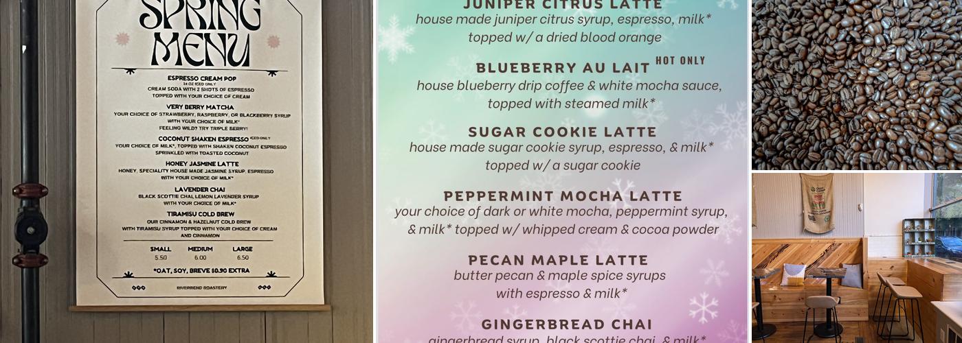 Riverbend Roastery Menu