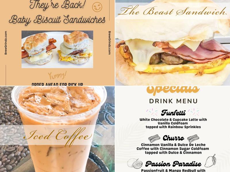 Brewgrindz Coffee Shop Menu