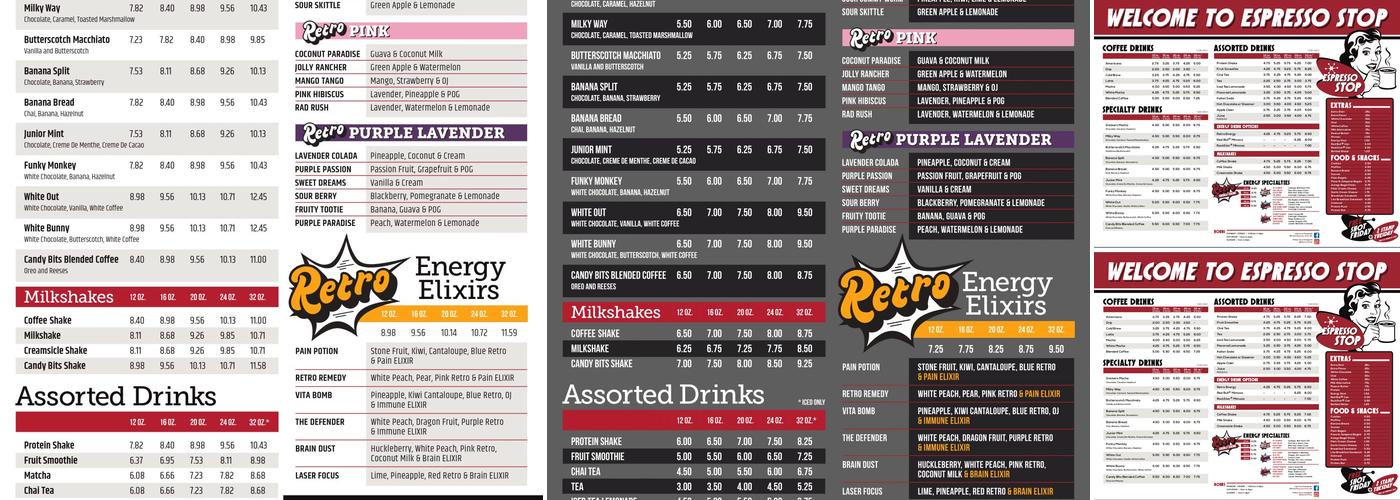 Espresso Stop Menu