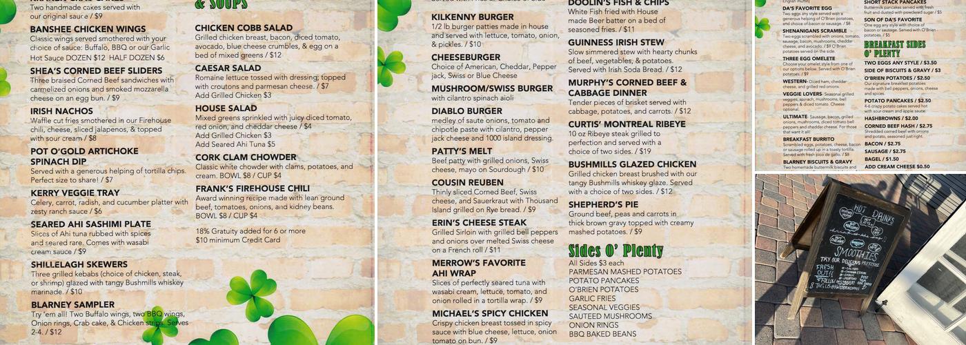 Twisters & Coffee Menu