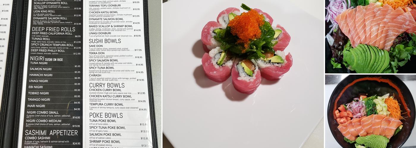 C.U. SUSHI Rolls & Bowls Menu