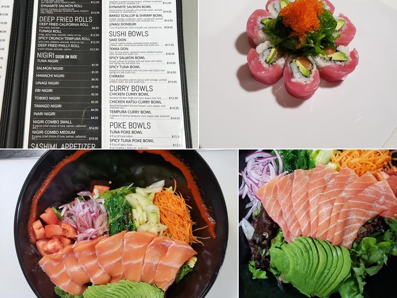 C.U. SUSHI Rolls & Bowls Menu