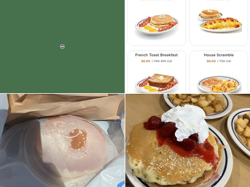 IHOP Menu