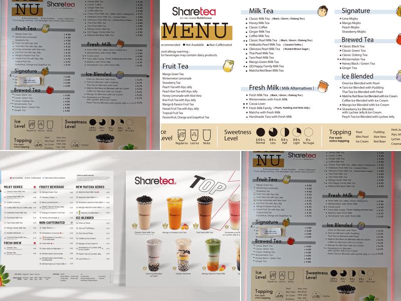 Sharetea Menu