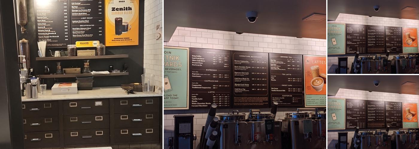 Peet's Coffee Menu