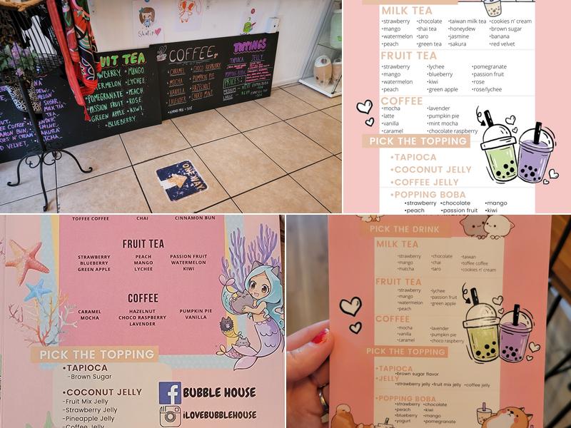 Bubble House Menu