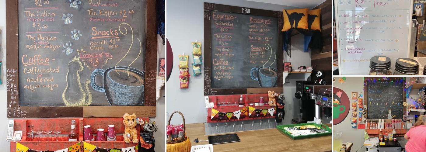 Caffeinated Cat Menu