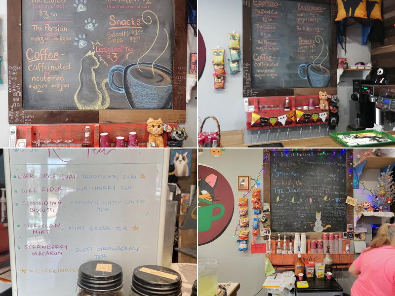 Caffeinated Cat Menu