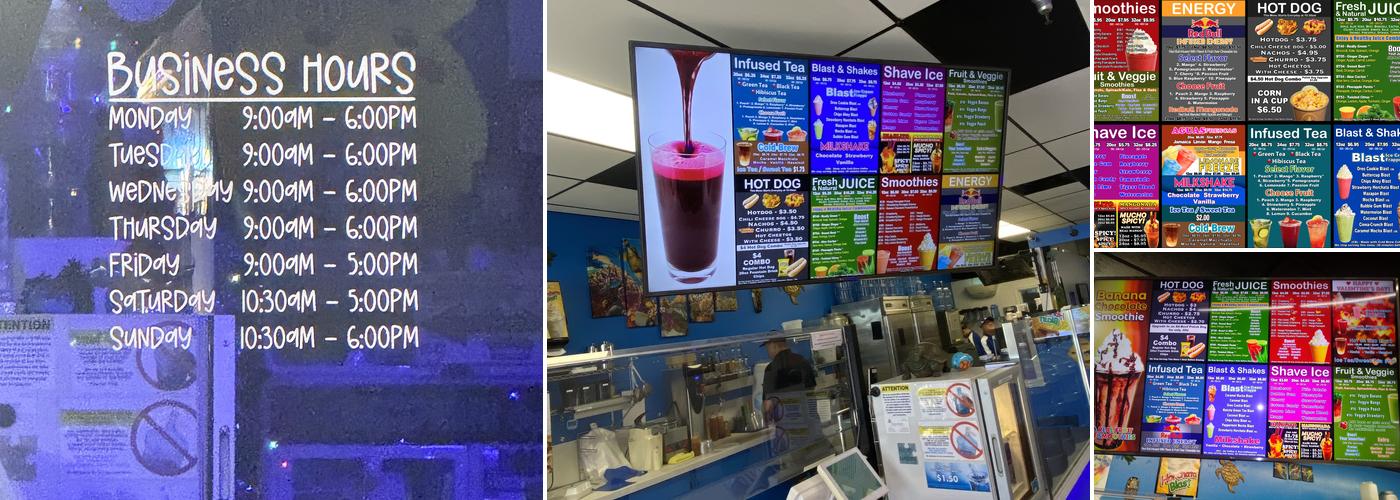 Blue Turtle Express Menu