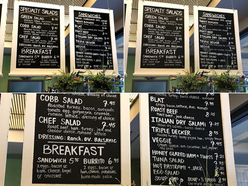 Golden State Cafe Menu