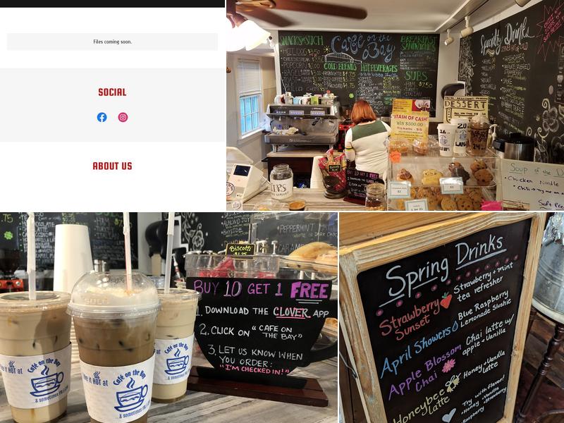 Cafe on the Bay Menu