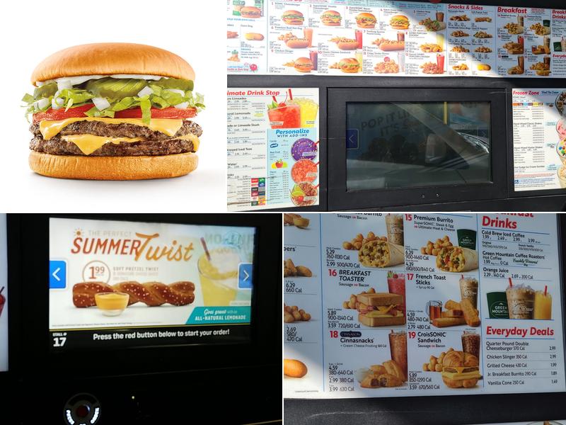 Sonic Drive-In Menu