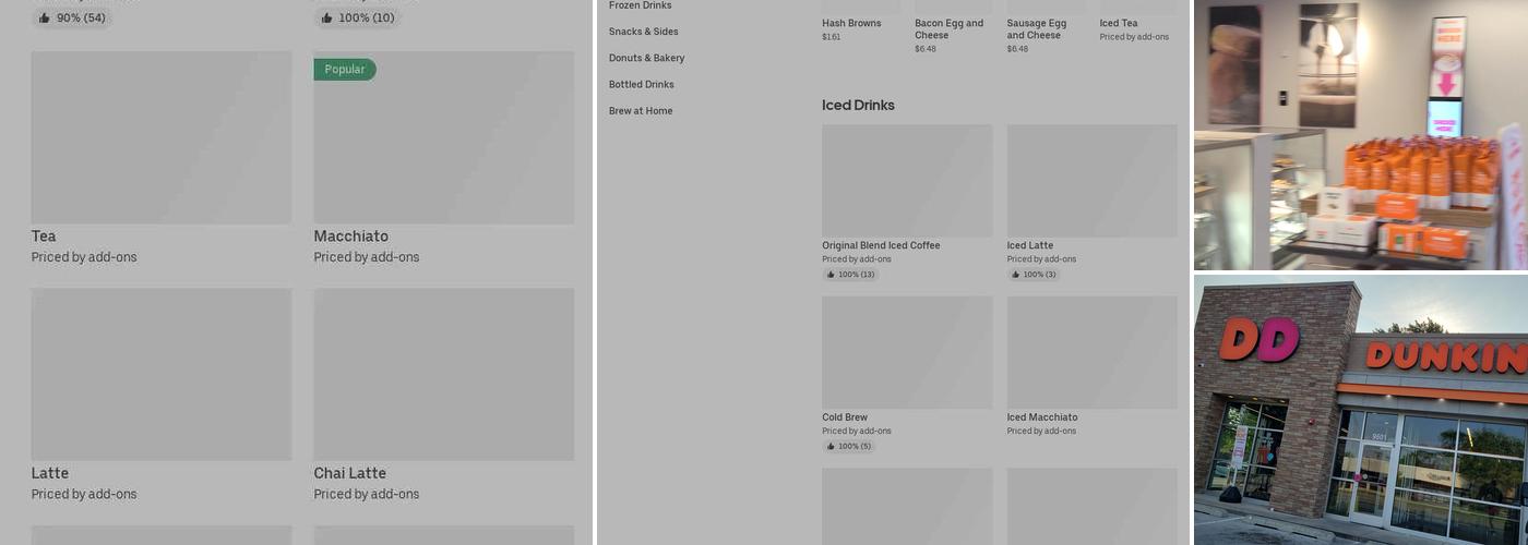 Dunkin' Menu