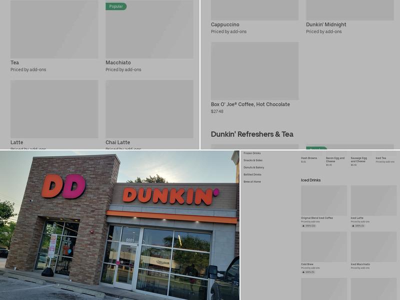 Dunkin' Menu