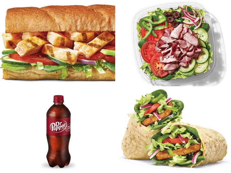 Subway Menu